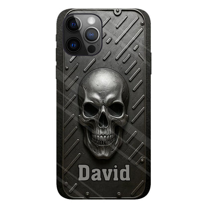 Hello Darkness - Personalized Skull Full Print Phone Case