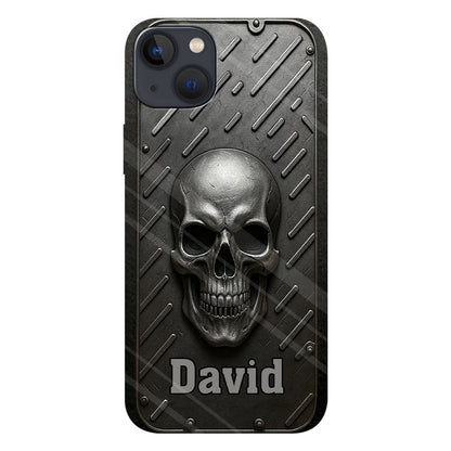 Hello Darkness - Personalized Skull Full Print Phone Case