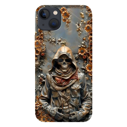Vintage Skull - Personalized Skull Full Print Phone Case