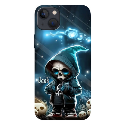 Cool Dude - Personalized Skull Full Print Phone Case