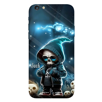 Cool Dude - Personalized Skull Full Print Phone Case