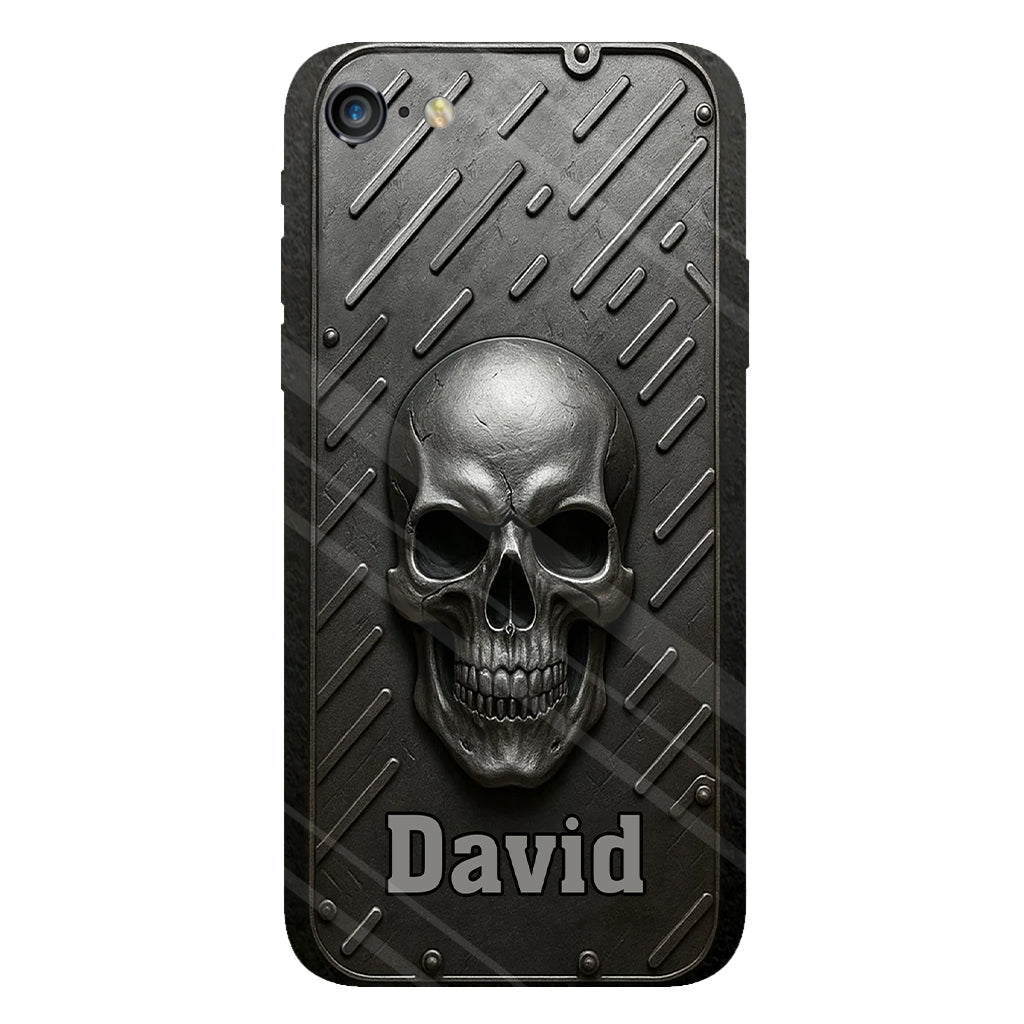 Hello Darkness - Personalized Skull Full Print Phone Case