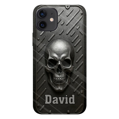 Hello Darkness - Personalized Skull Full Print Phone Case
