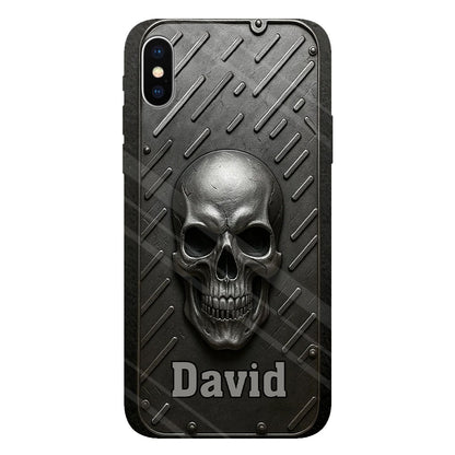 Hello Darkness - Personalized Skull Full Print Phone Case