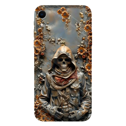 Vintage Skull - Personalized Skull Full Print Phone Case