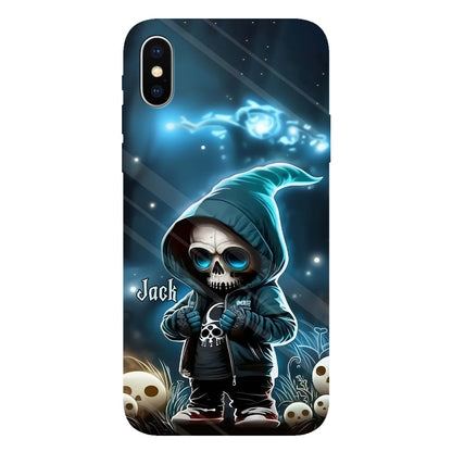 Cool Dude - Personalized Skull Full Print Phone Case