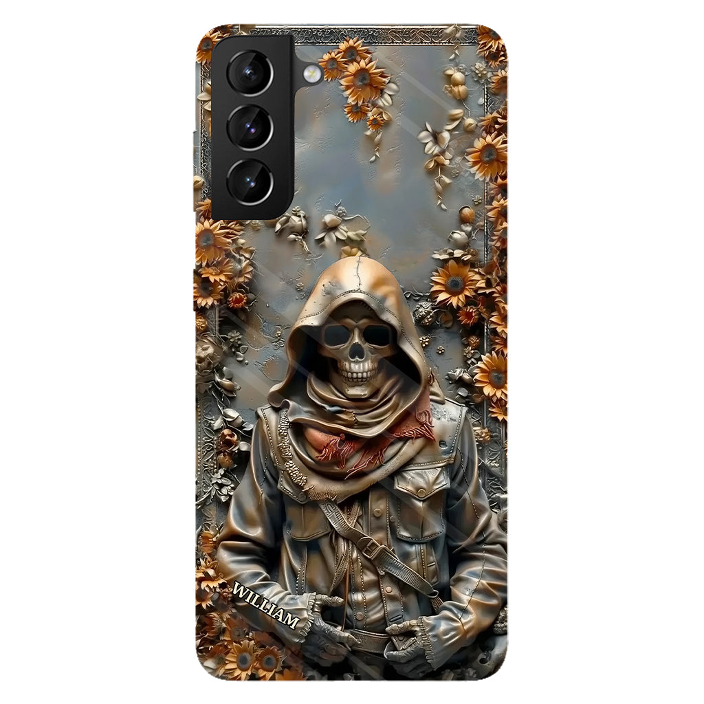 Vintage Skull - Personalized Skull Full Print Phone Case