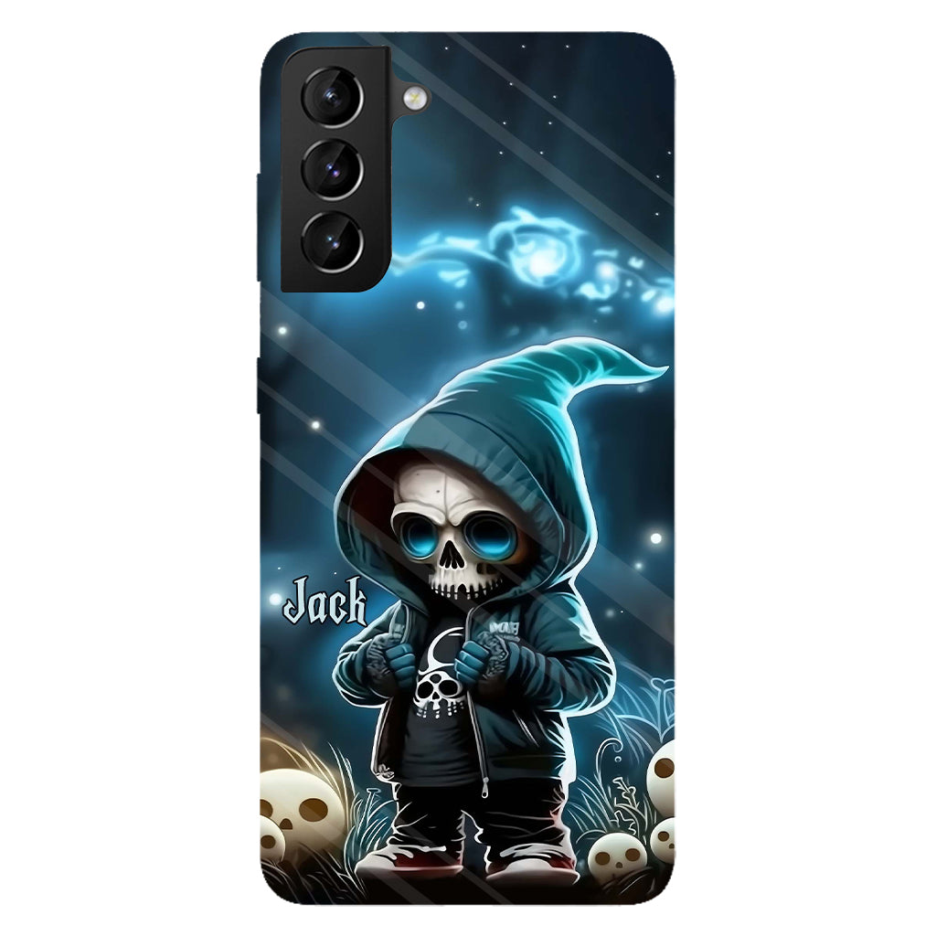 Cool Dude - Personalized Skull Full Print Phone Case