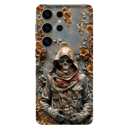 Vintage Skull - Personalized Skull Full Print Phone Case