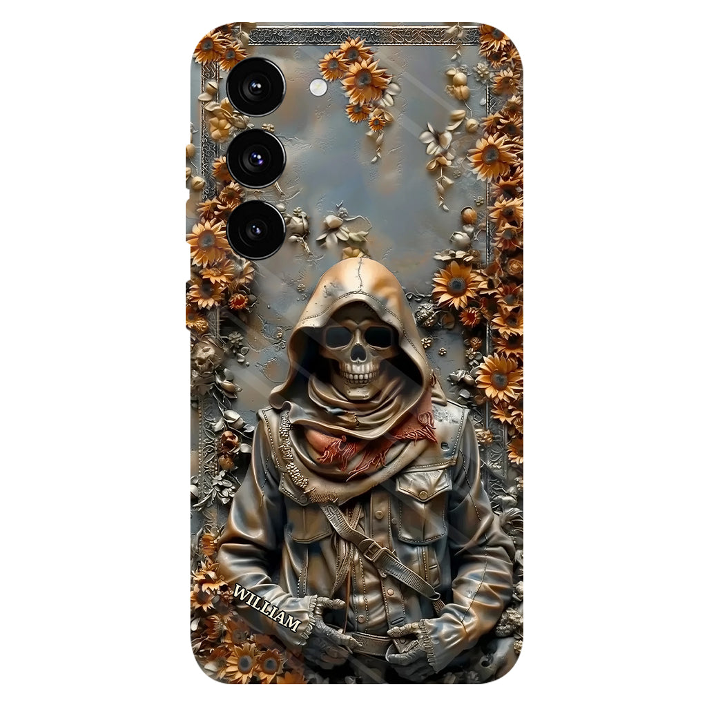 Vintage Skull - Personalized Skull Full Print Phone Case