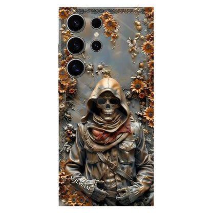 Vintage Skull - Personalized Skull Full Print Phone Case