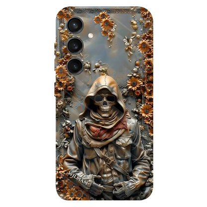 Vintage Skull - Personalized Skull Full Print Phone Case