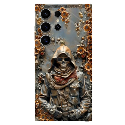 Vintage Skull - Personalized Skull Full Print Phone Case