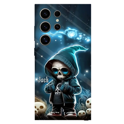 Cool Dude - Personalized Skull Full Print Phone Case