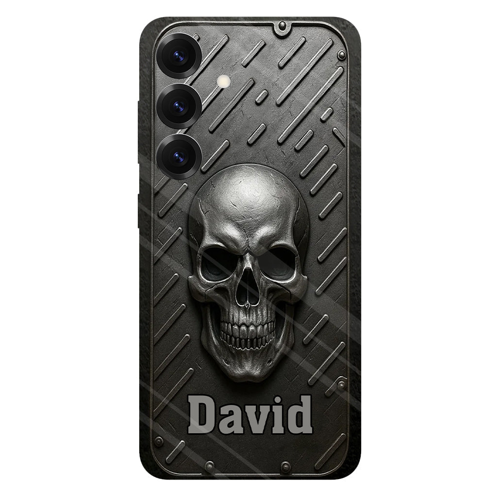 Hello Darkness - Personalized Skull Full Print Phone Case