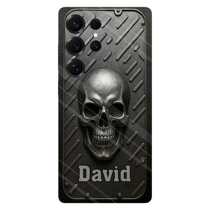 Hello Darkness - Personalized Skull Full Print Phone Case