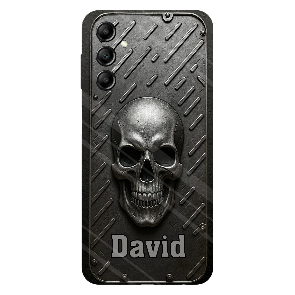 Hello Darkness - Personalized Skull Full Print Phone Case