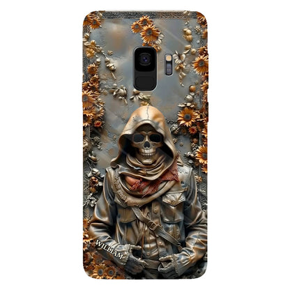 Vintage Skull - Personalized Skull Full Print Phone Case