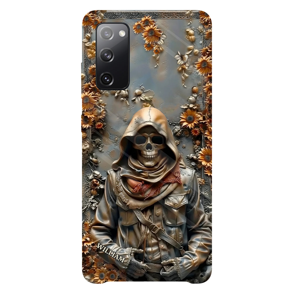 Vintage Skull - Personalized Skull Full Print Phone Case