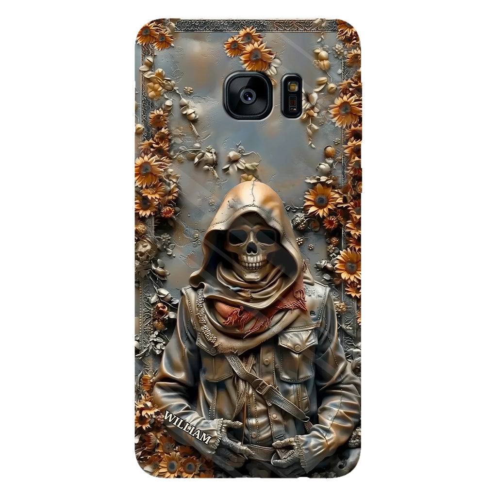 Vintage Skull - Personalized Skull Full Print Phone Case