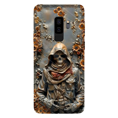 Vintage Skull - Personalized Skull Full Print Phone Case