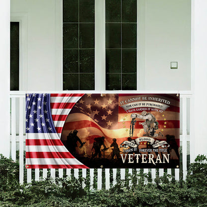 Memorial Day Veteran Memorial Forever The Title Veteran Fence Banner MLN2658FB