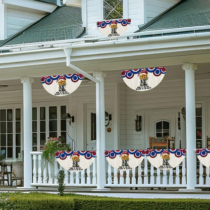 Flagwix American Flag - Memorial Day Veterans, Home Of The Free American Non-Pleated Fan Flag TPT1645FLv1