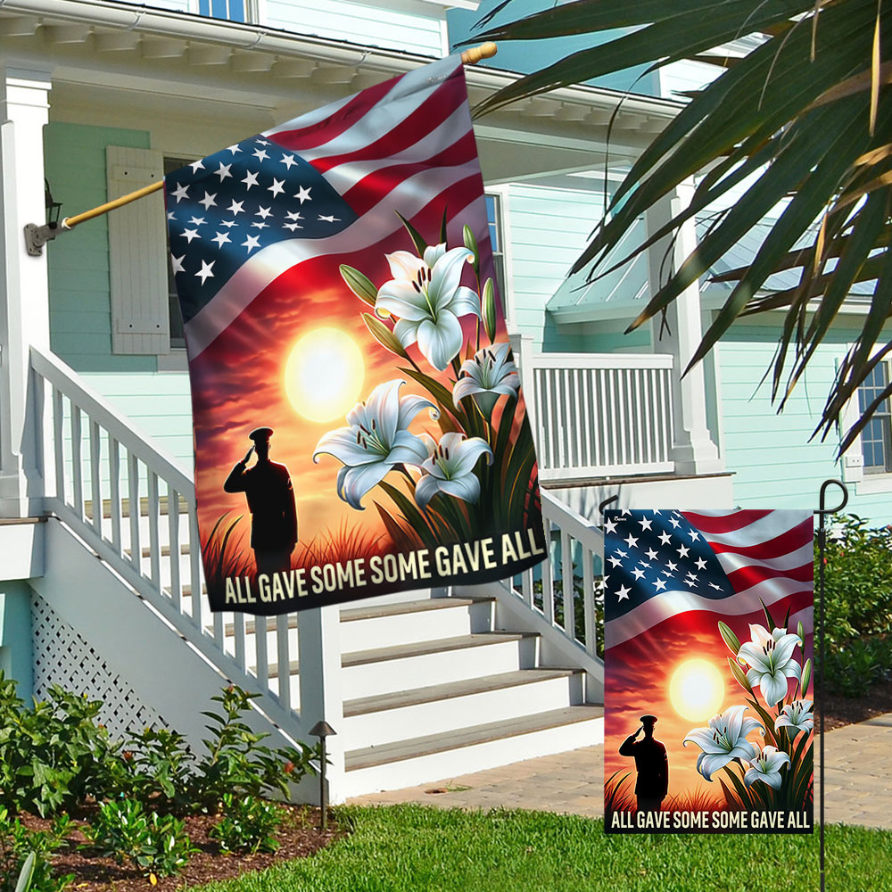 FLAGWIX  Veteran All Gave Some Some Gave All Flag MLN2493F
