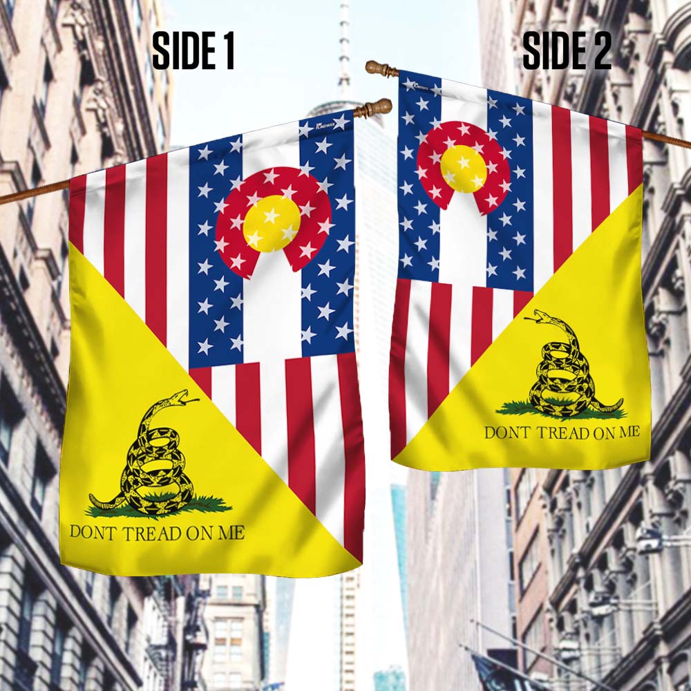 Don't Tread On Me Colorado American Gadsden Flag TPT1168F