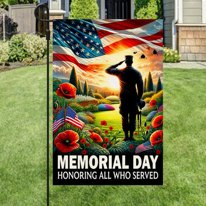 FLAGWIX Memorial Day Honoring All Who Served Veteran American Flag MLN2704F