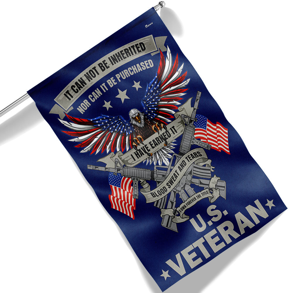 Memorial Day FLAGWIX Veteran Eagle Flag Blood Sweat and Tears I Own Forever The Title  U.S. Veteran Flag MLN2876F