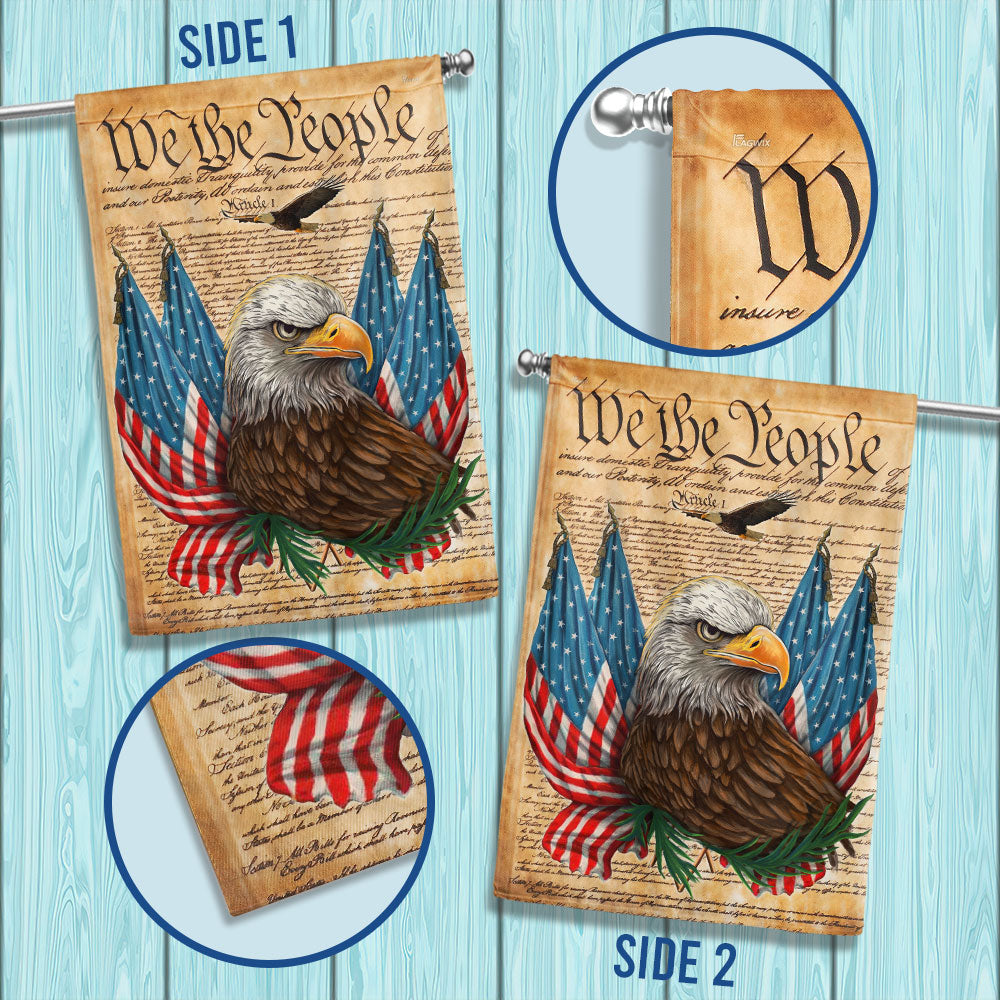 Flagwix American Flag - We The People Eagle 4th Of july Independence Day Flag TQN1221F