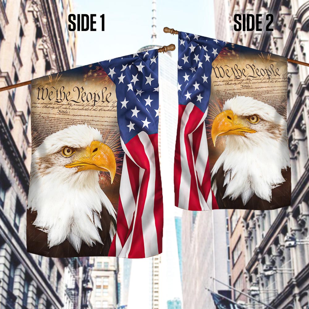 Flagwix American Flag - We The People 4th of july Flag – Patriotic Eagle American Flag