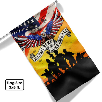 Memorial Day, All Gave Some, Some Gave All, U.S. Veteran Flag TPT637F