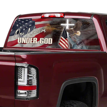 One Nation Under God Rear Window Decal PN262CD