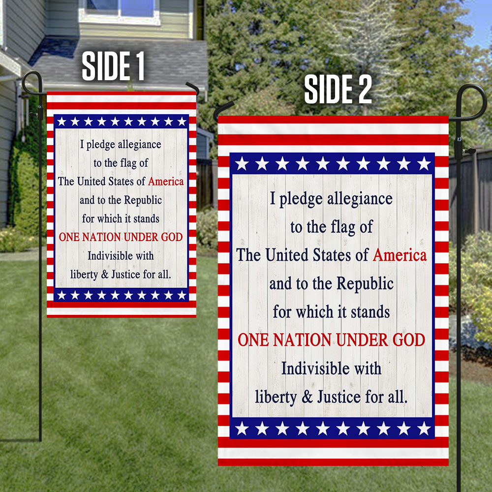 I Pledge Allegiance One Nation Under God Flag MLN1337F