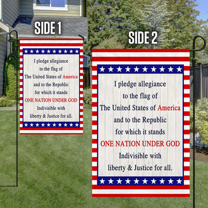 I Pledge Allegiance One Nation Under God Flag MLN1337F