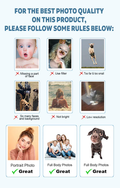 Any Photo Custom Onament - Personalized Hunting Custom Shaped Ornament