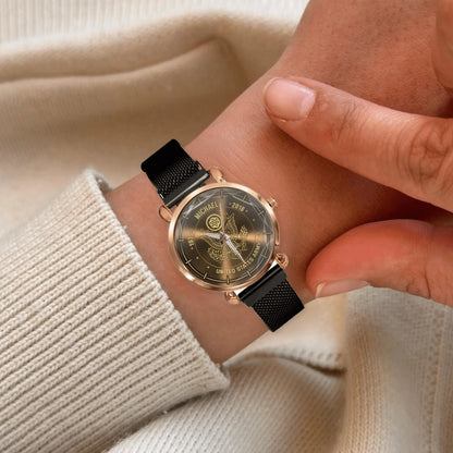 Personalized US Veteran Logo Custom Time Watch – The Perfect Gift for Veterans