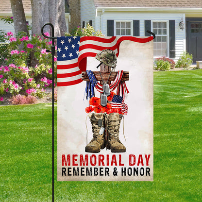 Memorial Day Remember And Honor, US Veteran Flag TPT799F