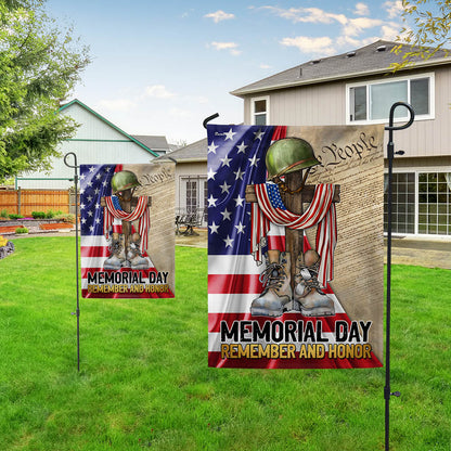 FLAGWIX Memorial Day Remember and Honor Veteran American Patriot We The People Flag MLN2754F