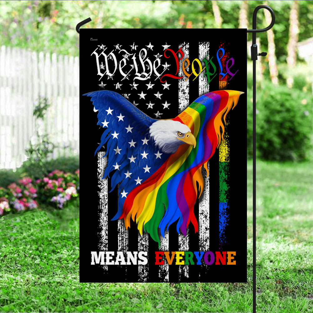 LGBT Pride Eagle Flag We The People Means Everyone DDH3459F