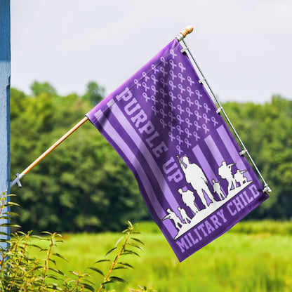 Purple Up Military Child Flag TQN1128F