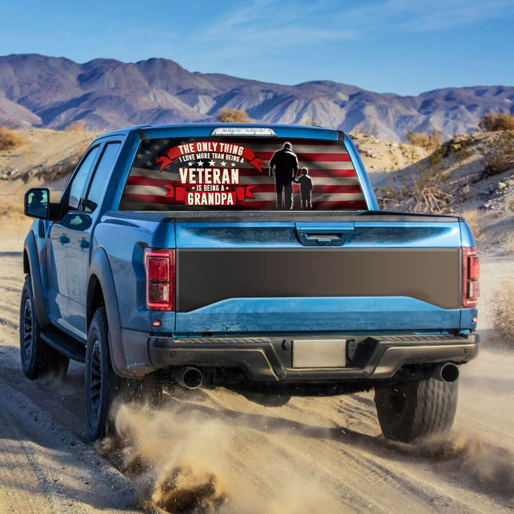 Veteran Grandpa Rear Window Decal THB3847CD