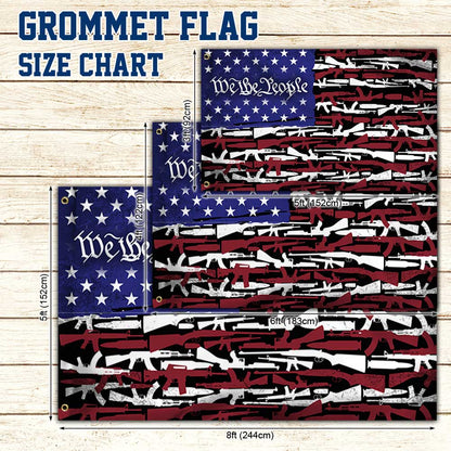 Patriot US Grommet Flag We The People DBD3187GF