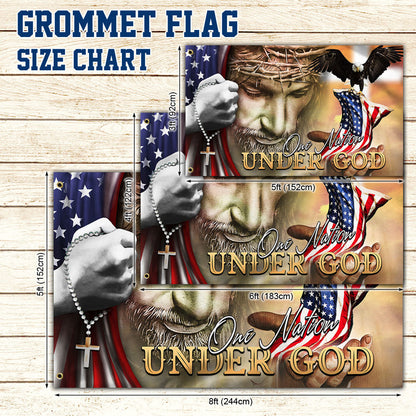 One Nation Under God American Flag THH3361GF