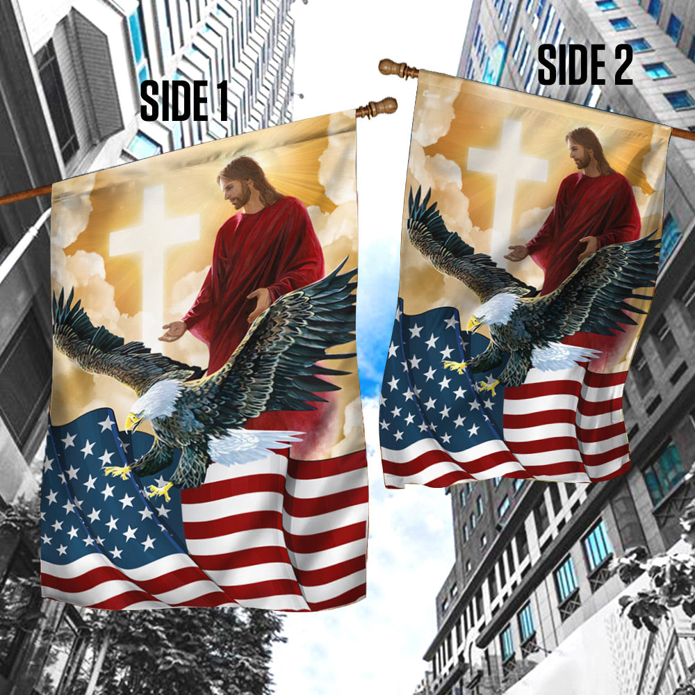 Jesus Flag American Eagle God Jesus Flag TRN1479F