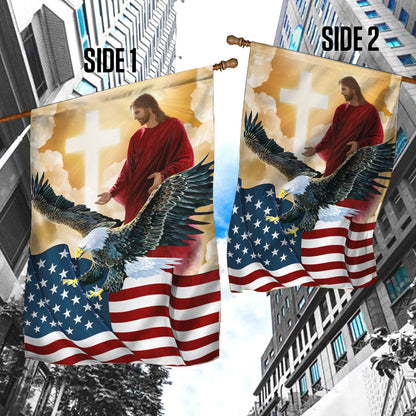 Jesus Flag American Eagle God Jesus Flag TRN1479F