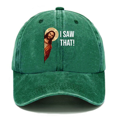 I Saw That Funny Cap
