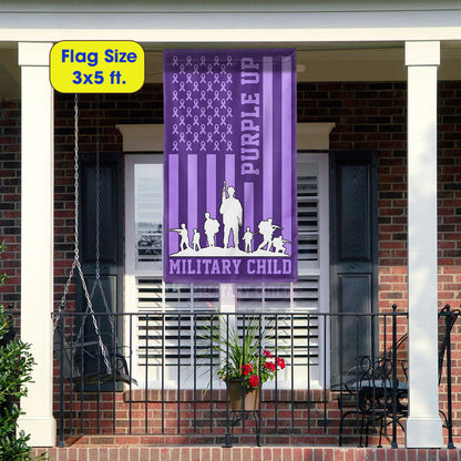 Purple Up Military Child Flag TQN1128F